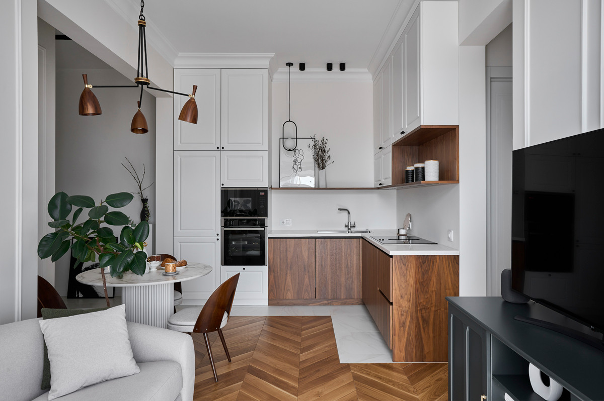 Дизайн  квартиры в стиле Mid-century