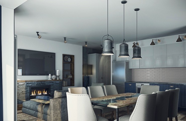 Обложка проекта: Проект квартиры в Розе Хутор