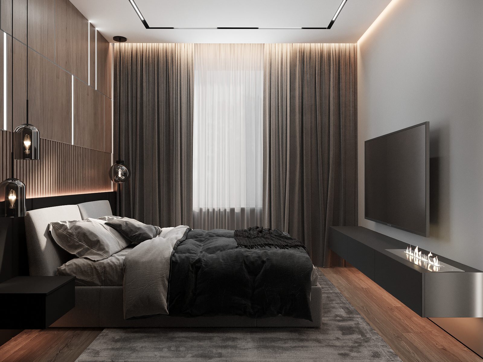 Дизайн трехкомнатной квартиры 65м² для молодой пары в ЖК Европейский квартал