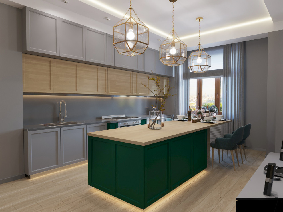 Обложка проекта: Кухня с яркими акцентами