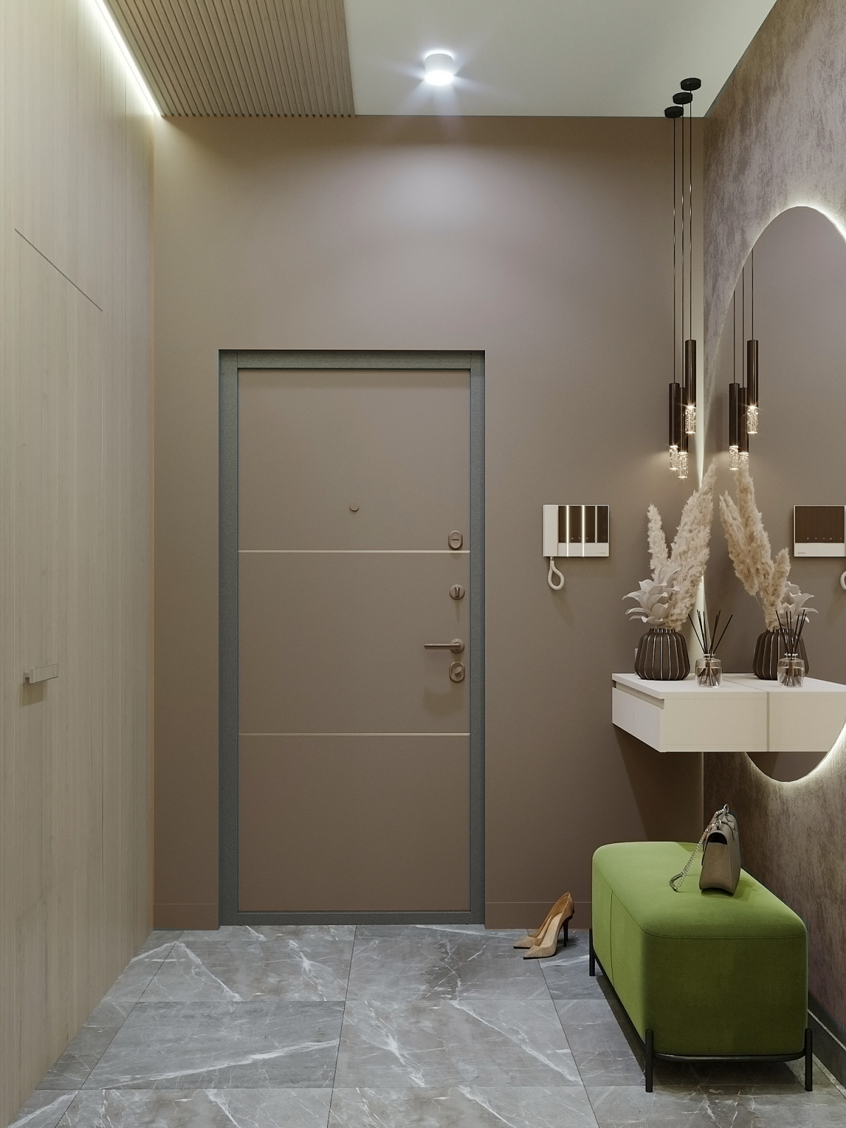 Квартира 90 м.кв. Фьюжн скандинавского и эко стилей