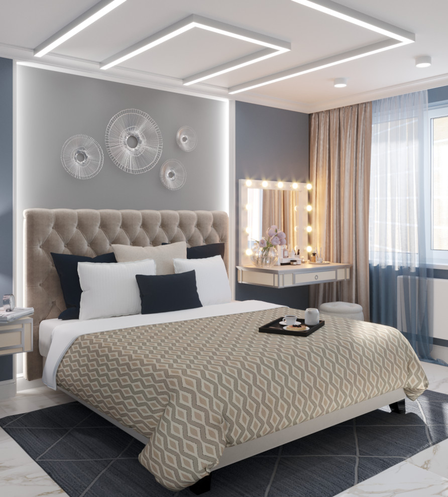 Квартира в стиле "Американская классика" (65 м2)