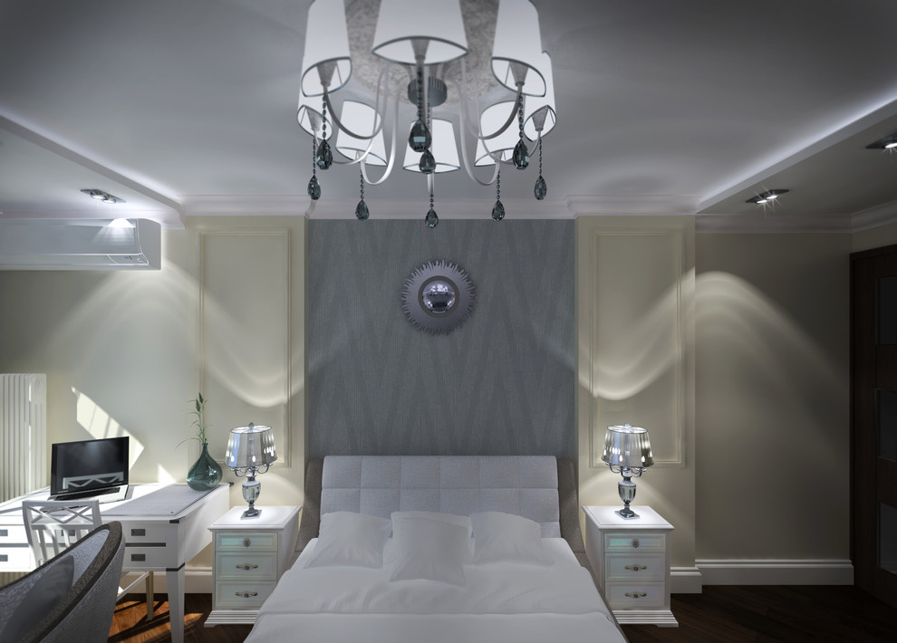 спальная комната в евродвушке