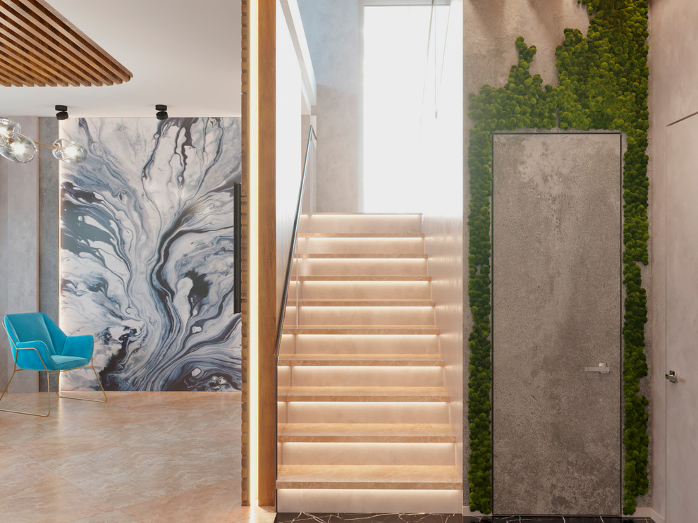 Двухэтажный дом в стиле лофт