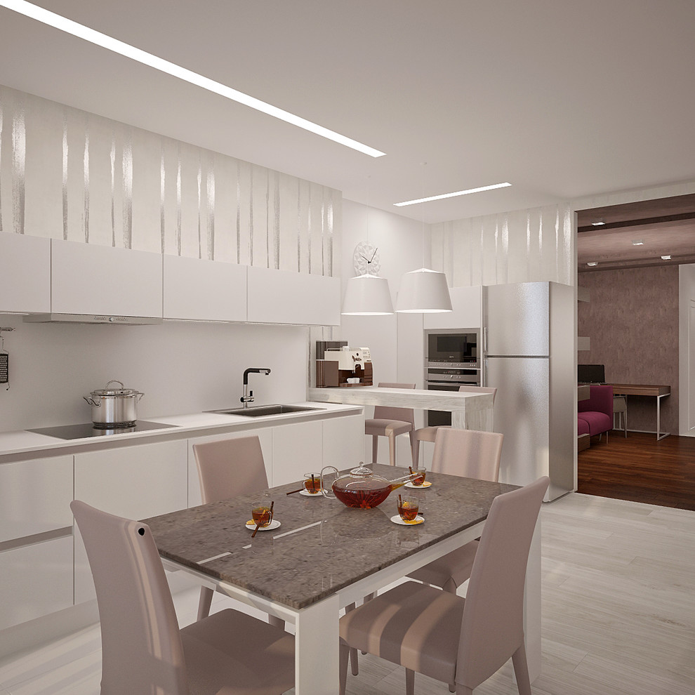 Кухня-гостиная в ЖК "Антарес", Екатеринбург