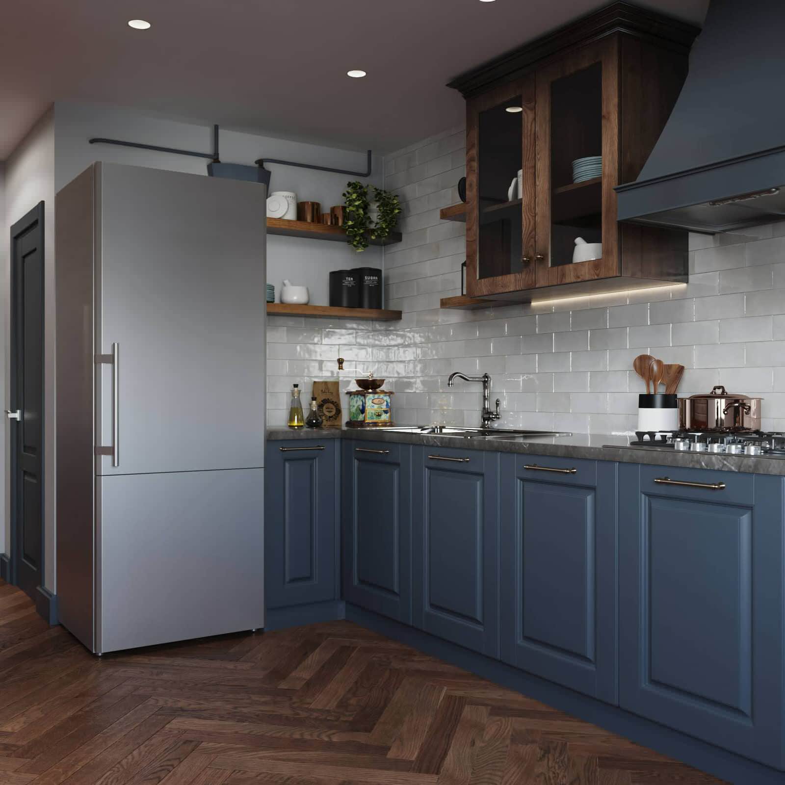 Дизайн и ремонт квартиры в КП «Новогорск» — Единство противоположностей