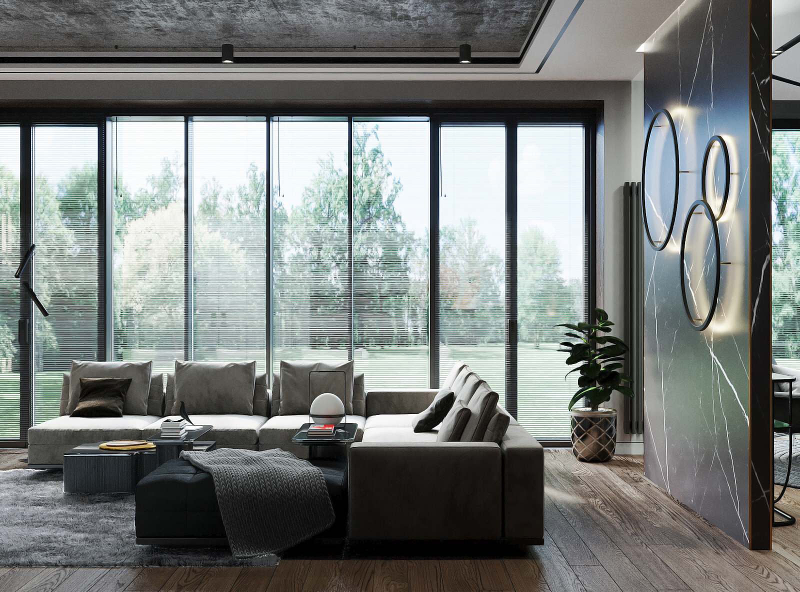 Дизайн интерьера загородного дома д. Никульское