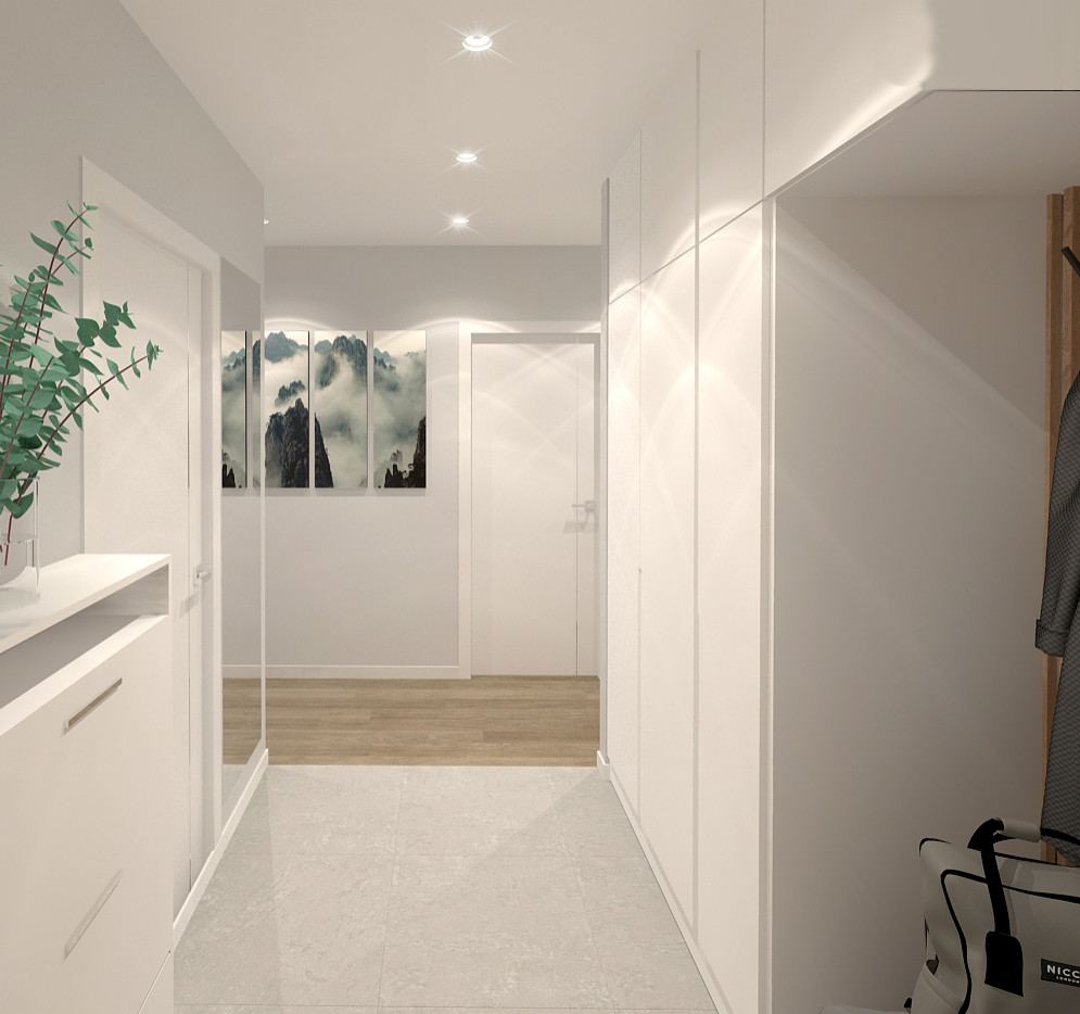 Квартира для молодой семьи в скандинавском стиле