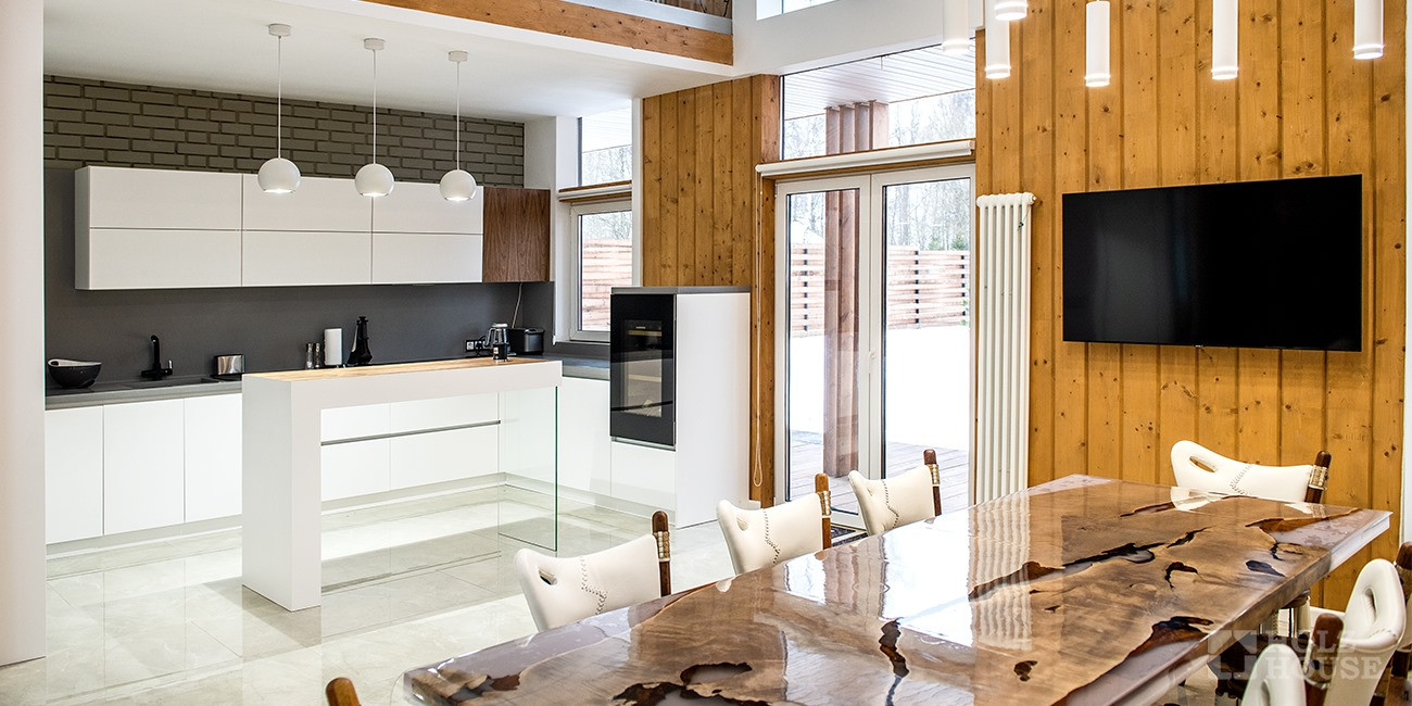 Загородные жилые коттеджи в стиле Шале