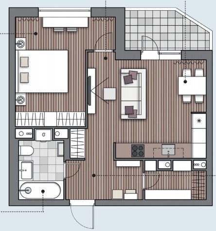 Houzz тур: Черно-белые фотографии Парижа и растворяющаяся кухня
