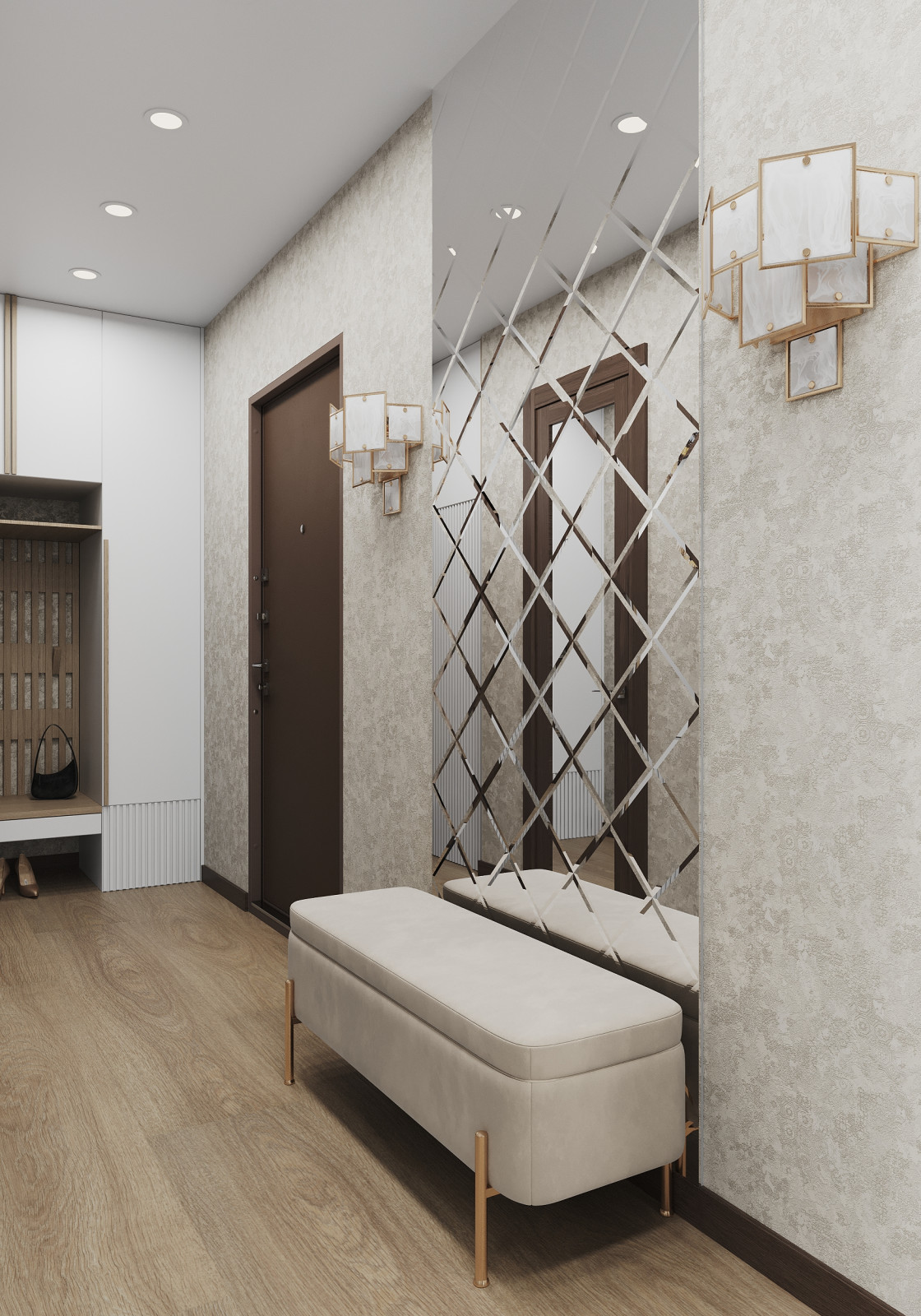 Дизайн квартиры в ЖК "Дома цвета кофе"