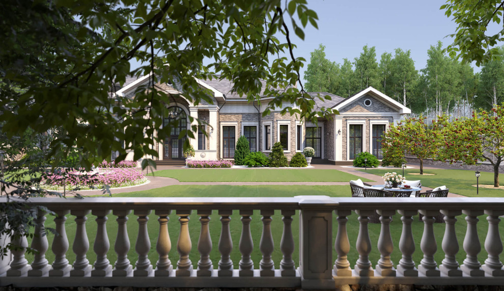 Архитектурный проект одноэтажного жилого дома площадью 400 кв.м.