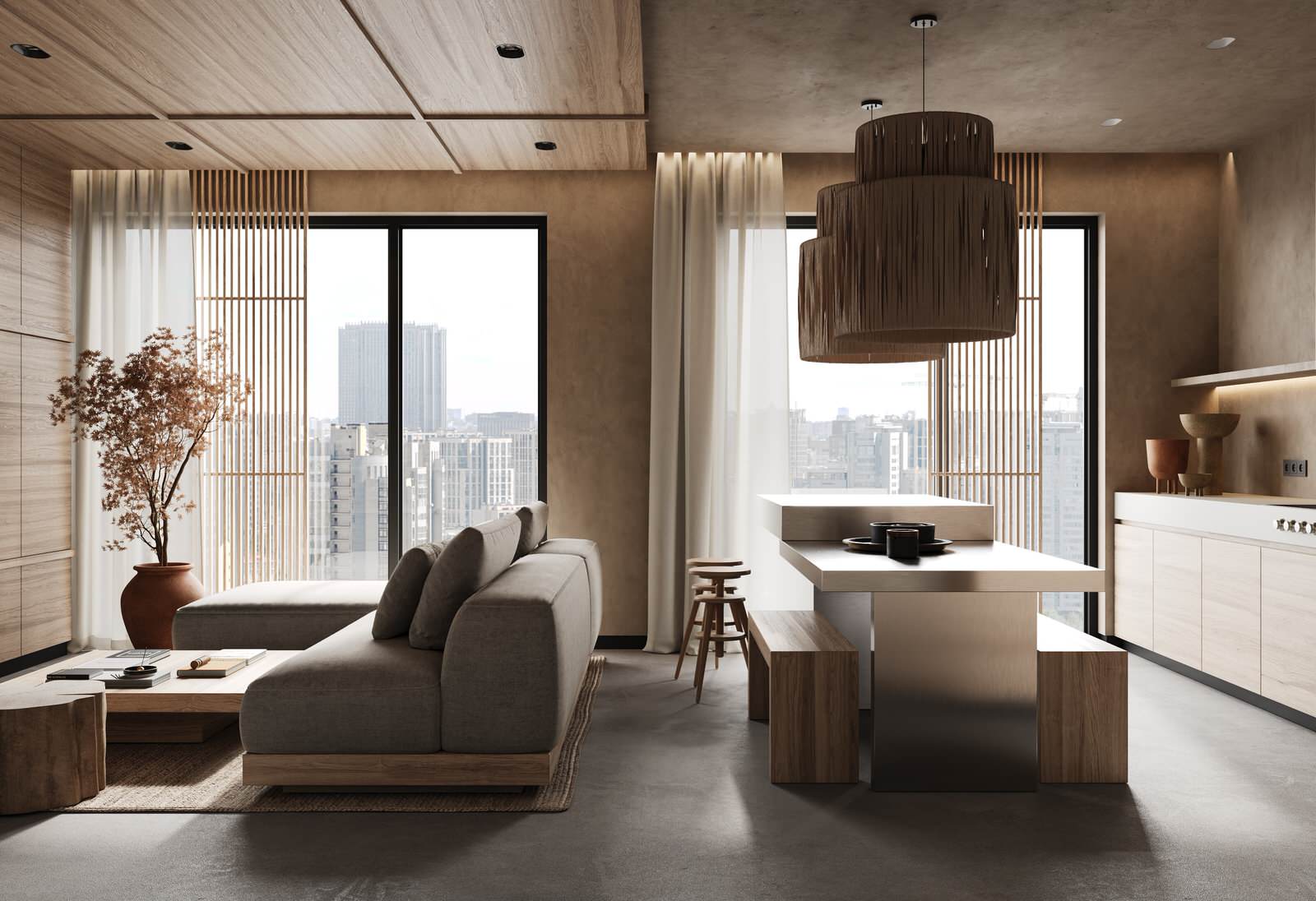 Кухня-гостиная