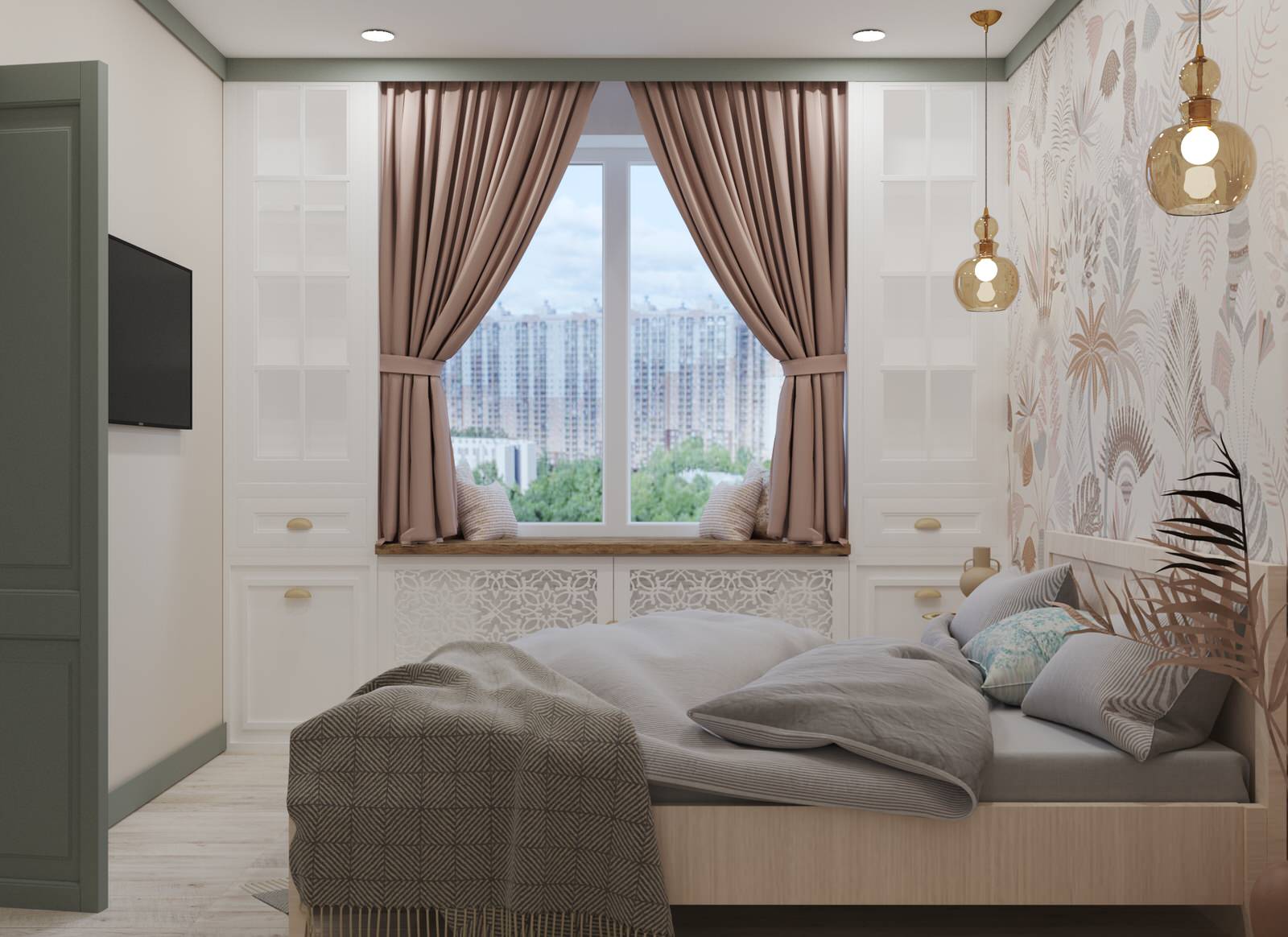 Однокомнатная квартира в стиле Бохо