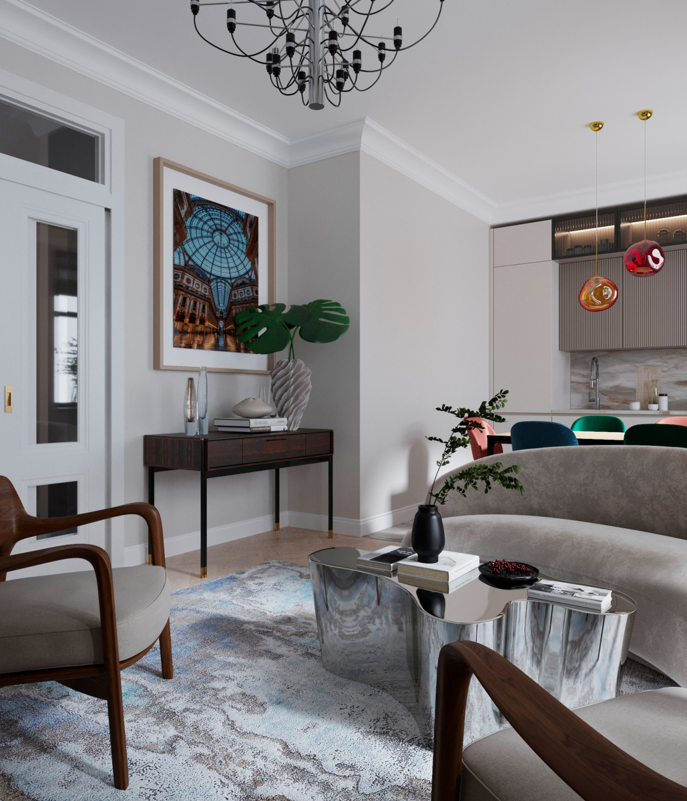 КВАРТИРА В НЕОКЛАССИЧЕСКОМ СТИЛЕ