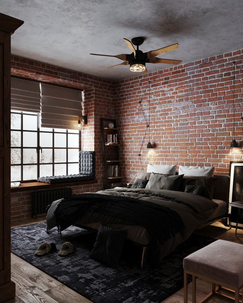 3D проект квартиры-студии 55 м.кв.