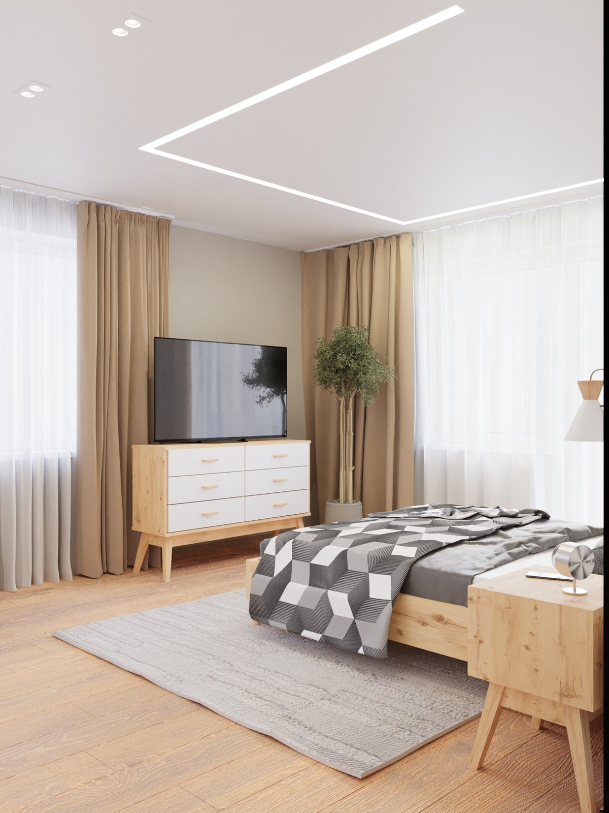 Дизайн проект в квартире с ремонтом от застройщика