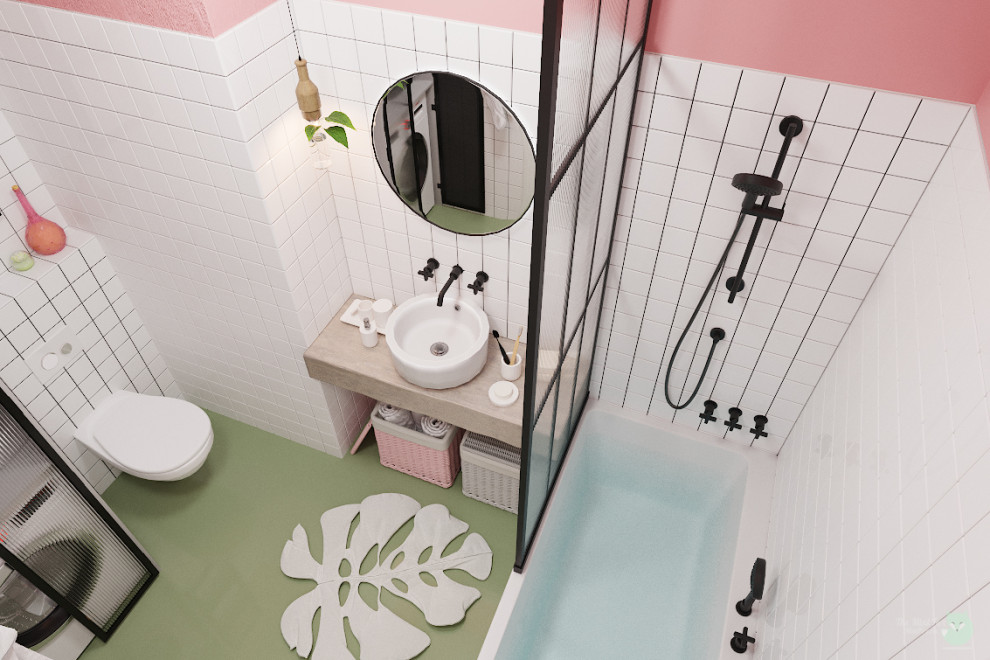 Однушка в стиле колор-блок ЖК Зеленоград Сити