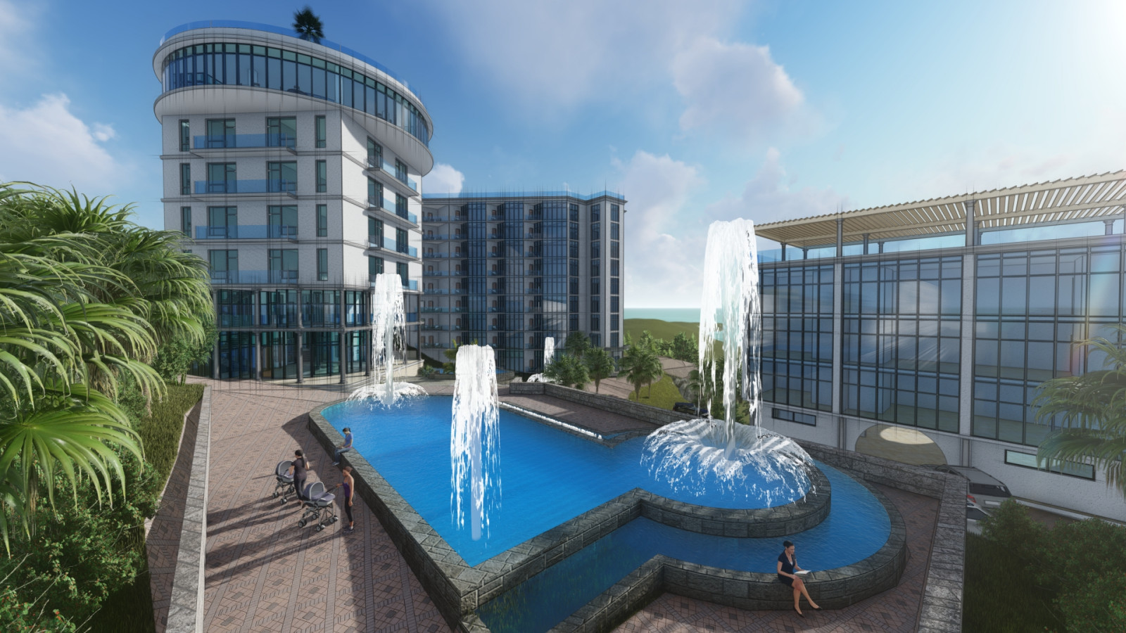 Эскизный проект развития санатория "Кудепста"