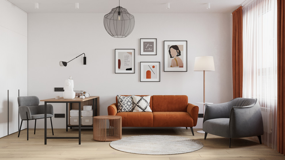 Дизайн проект квартиры ЖК Панин 72м