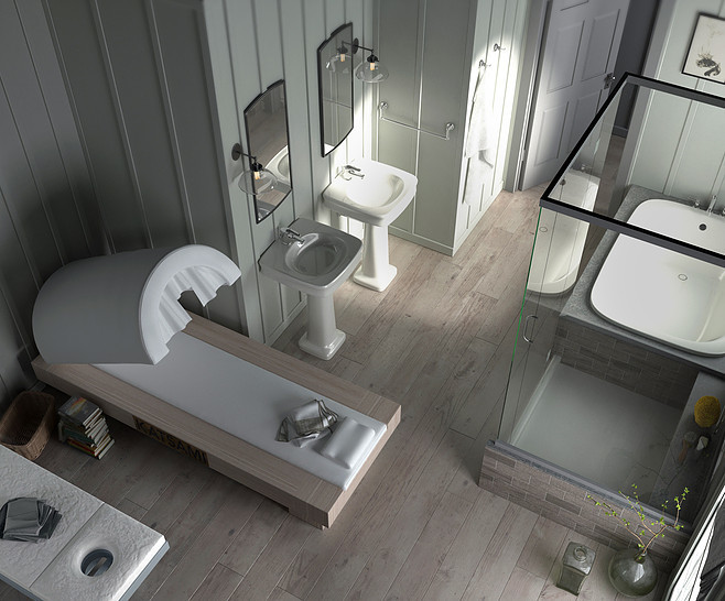 Обложка проекта: Ванная комната в загородном доме с Детокс-сауной Katsami