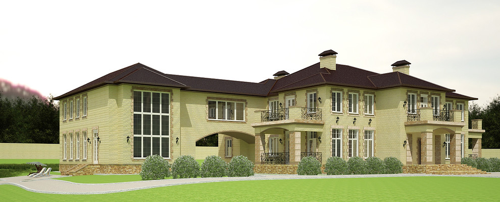 Загородный дом в английском стиле,оборудованный тепловым насосом