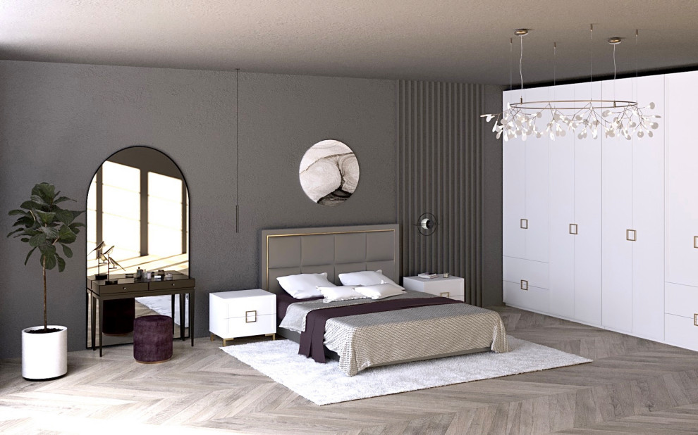 Обложка проекта: Спальня в стиле Неоклассика