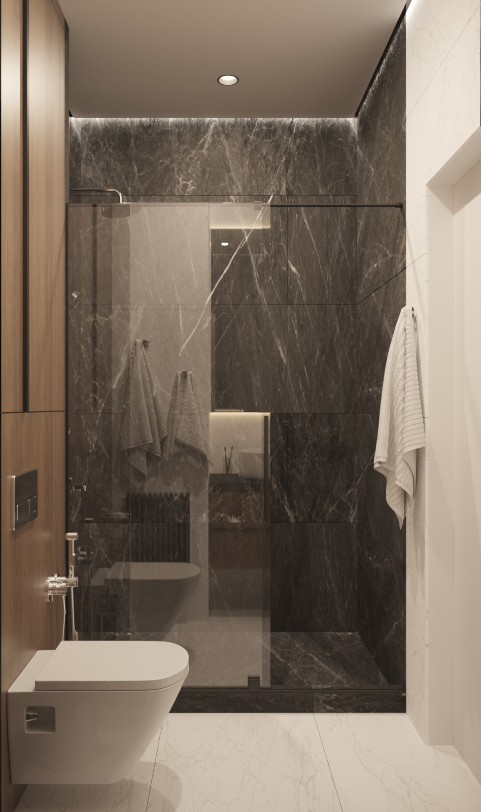 Дизайн интерьера трехкомнатной квартиры "Квартира ЖК Сердце, 98 кв.м"