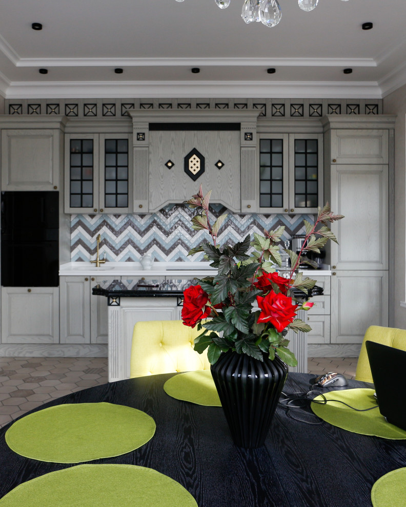 Интерьер двухэтажного дома в пригороде