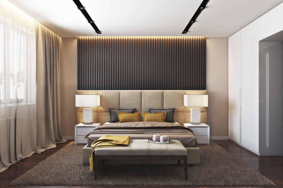 Современный дизайн просторной квартиры