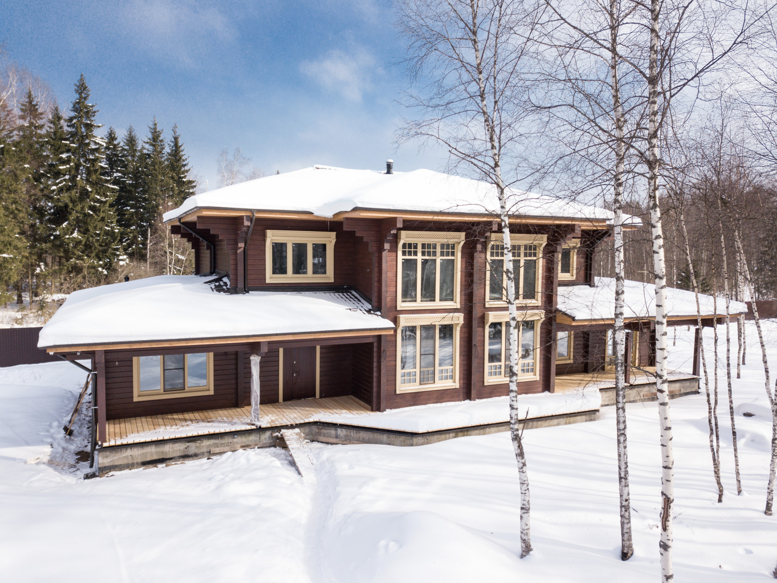 Дом из клееного бруса К-361