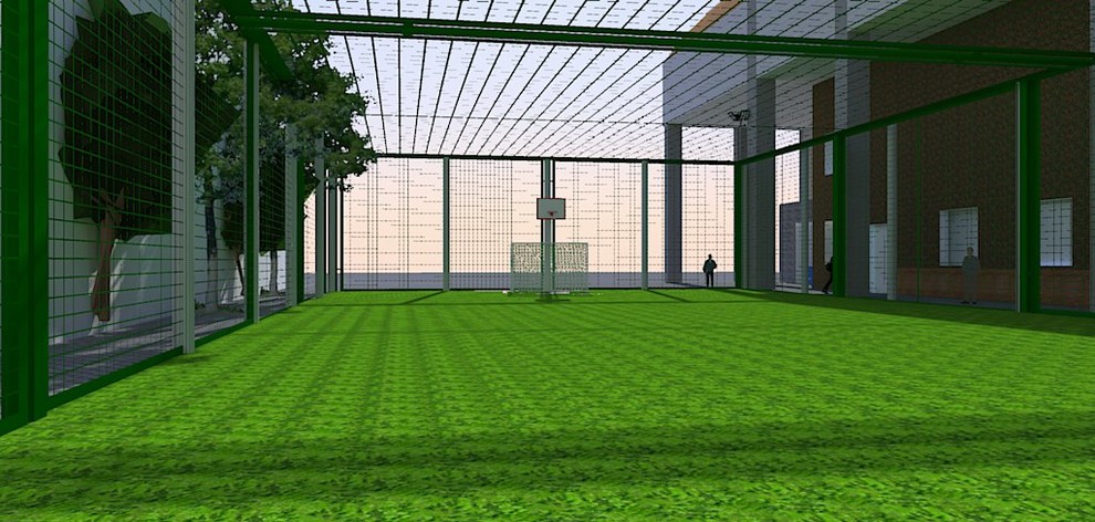 Проект спортивной футбольной площадки "Сириус" г. Томск