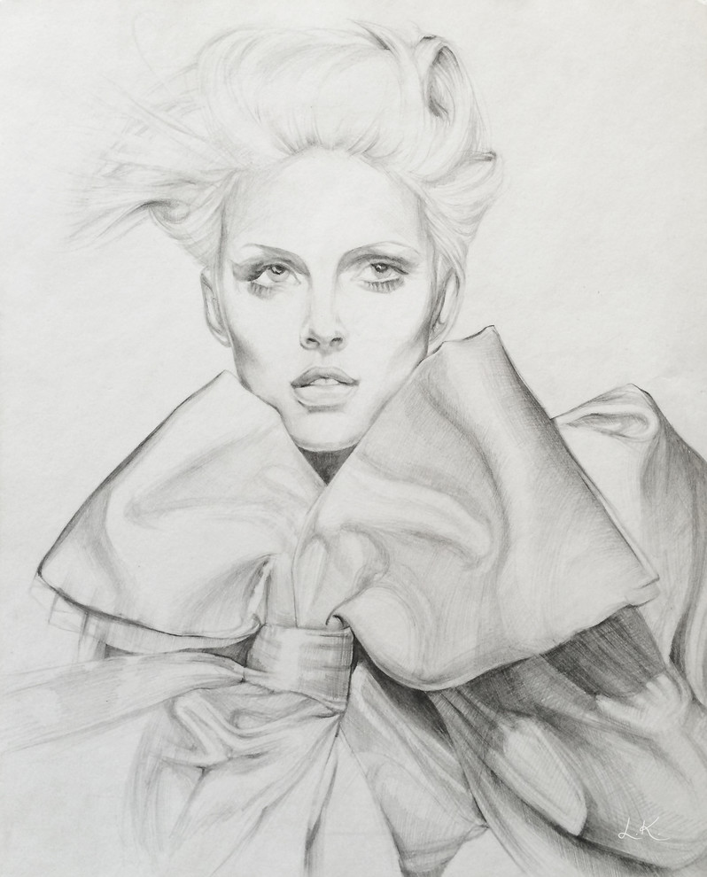 Черная гуашь; «сухая кисть»