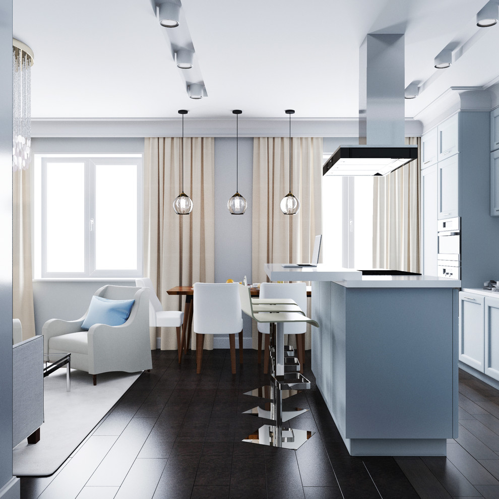 Апартаменты (86 квм) в стиле арт-деко с элементами скандинавского стиля