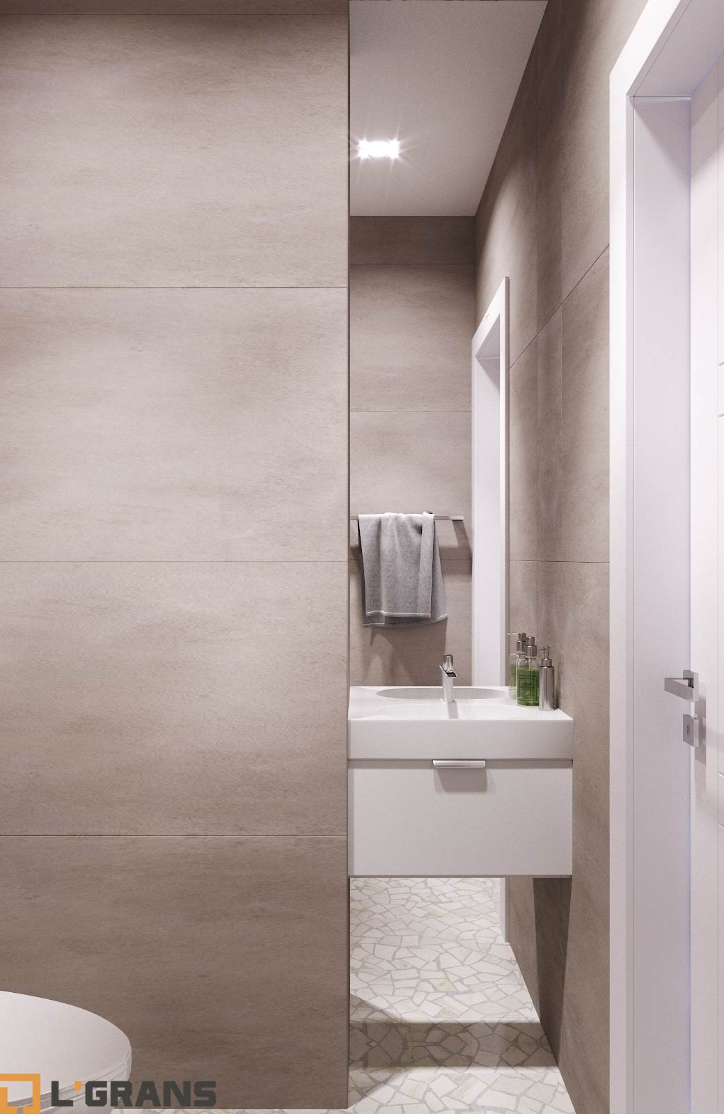 Дизайн проект квартиры по ул. Шеронова в Хабаровске