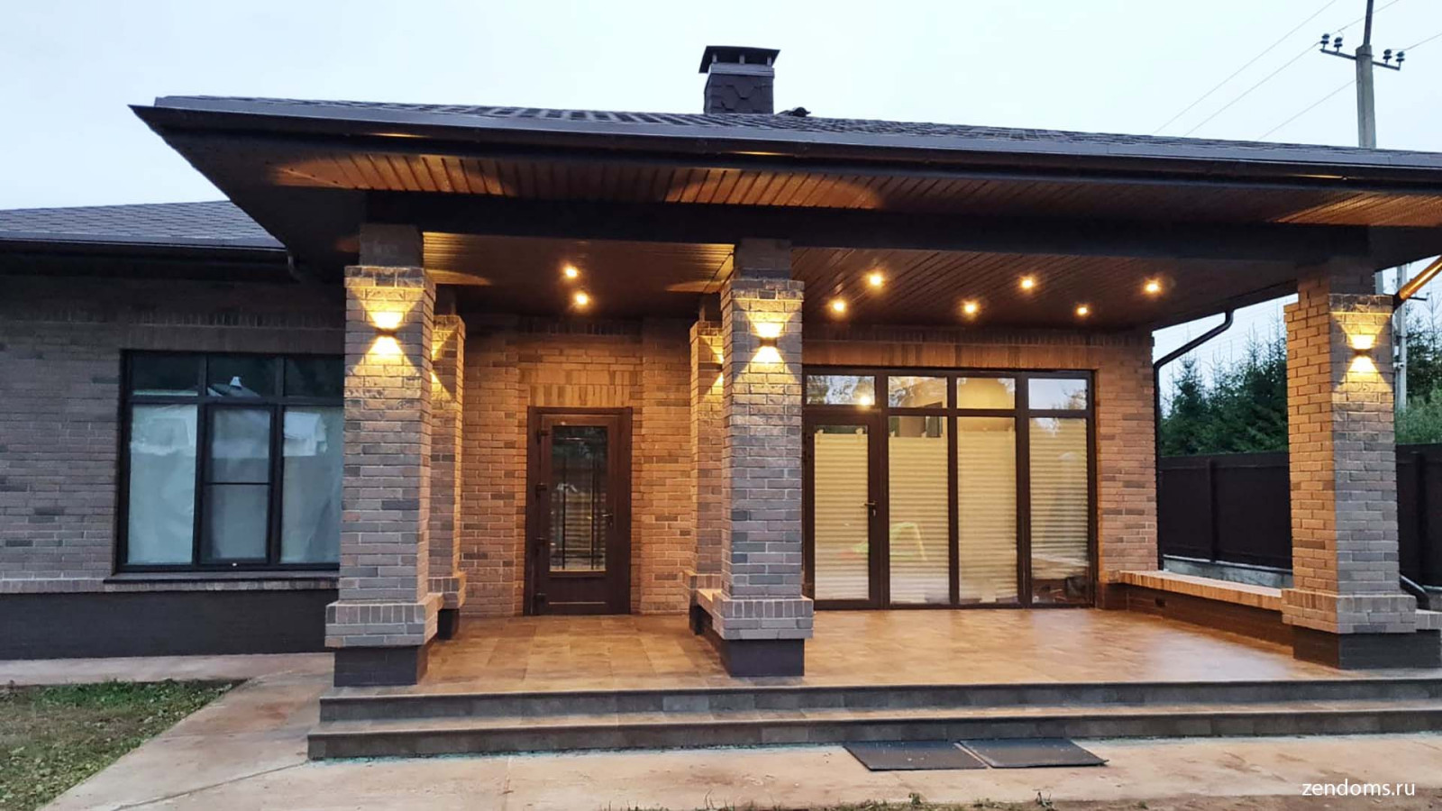 Проект одноэтажного дома 112 кв.м. в Московской области