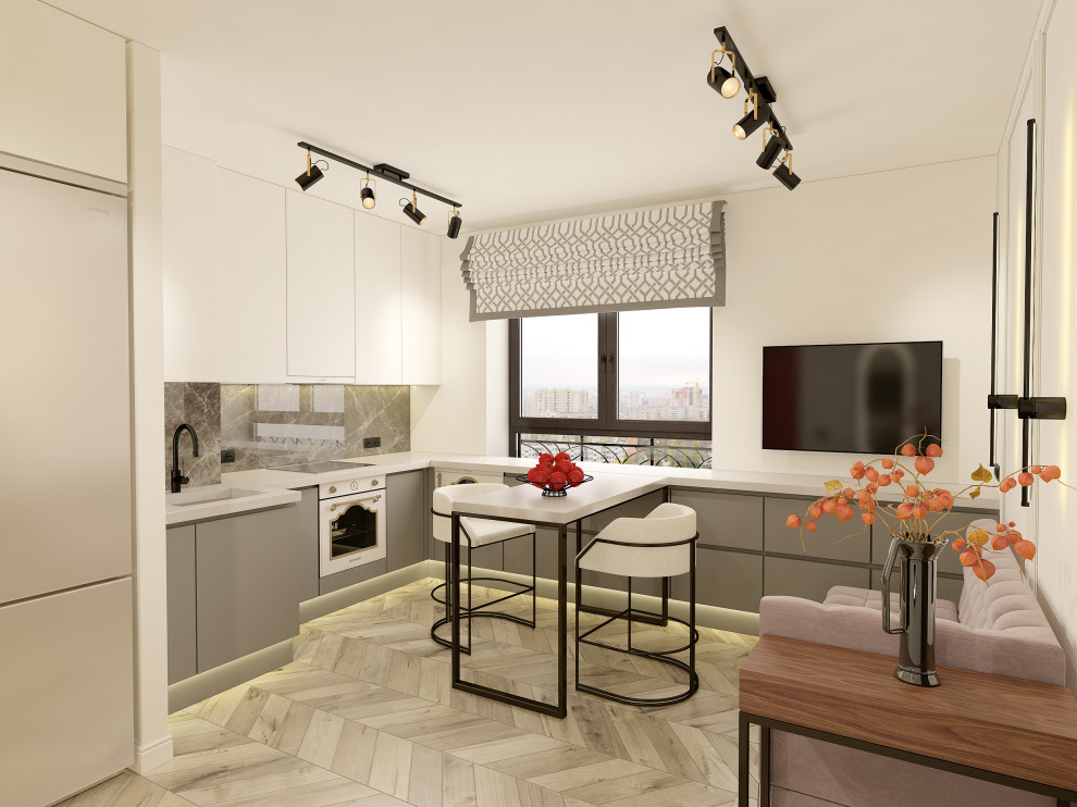 Обложка проекта: Квартира 47 кв. м, г. Москва (в современном стиле)