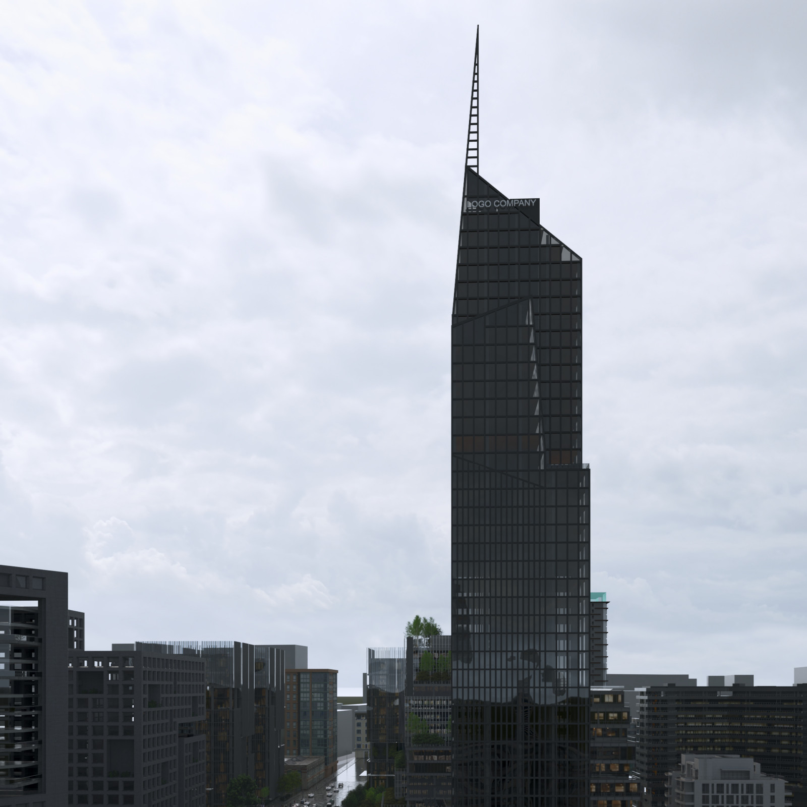 Обложка проекта: Высотное офисное здание