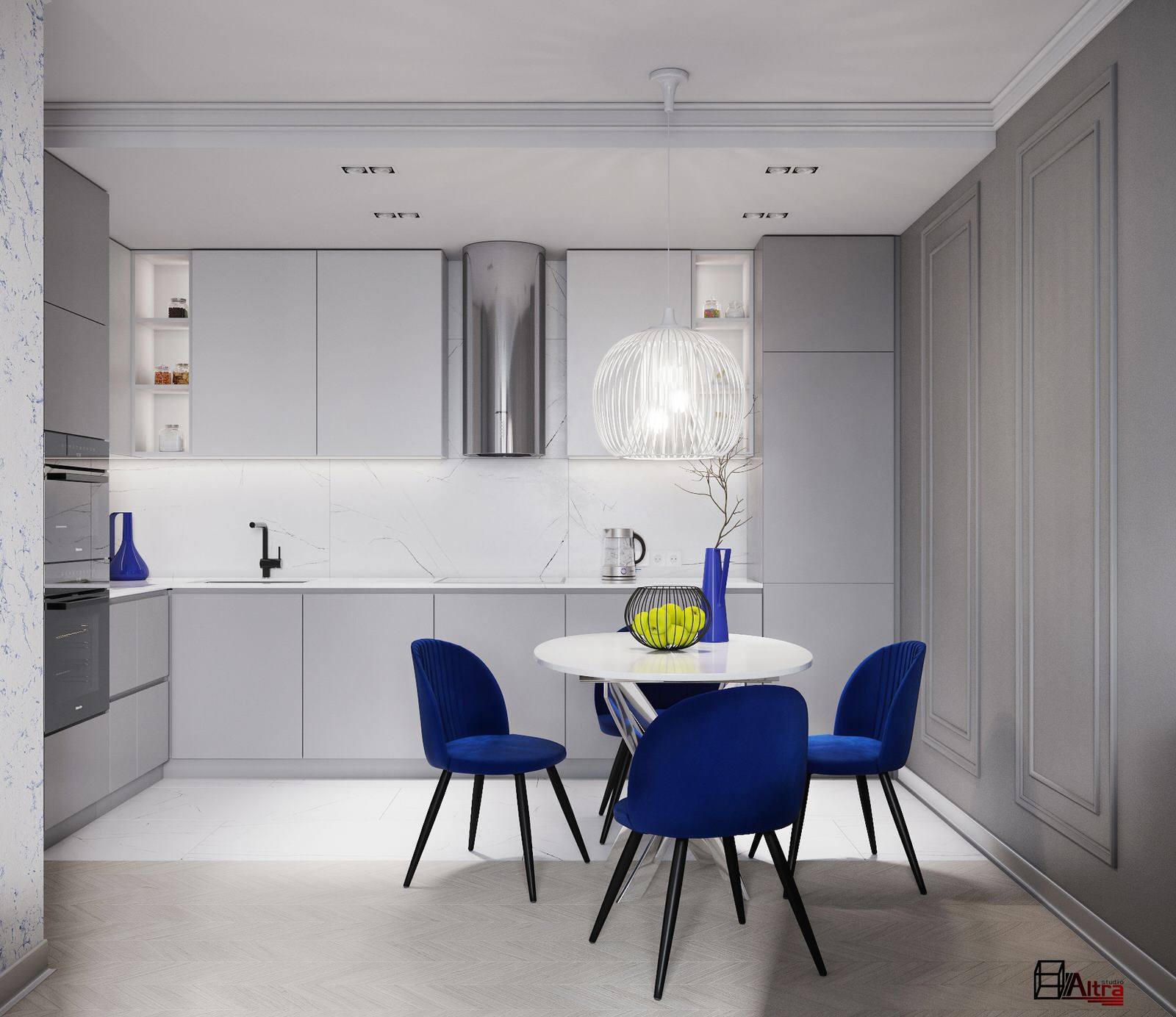 Частичный дизайн-проект квартиры в ЖК Европейский берег