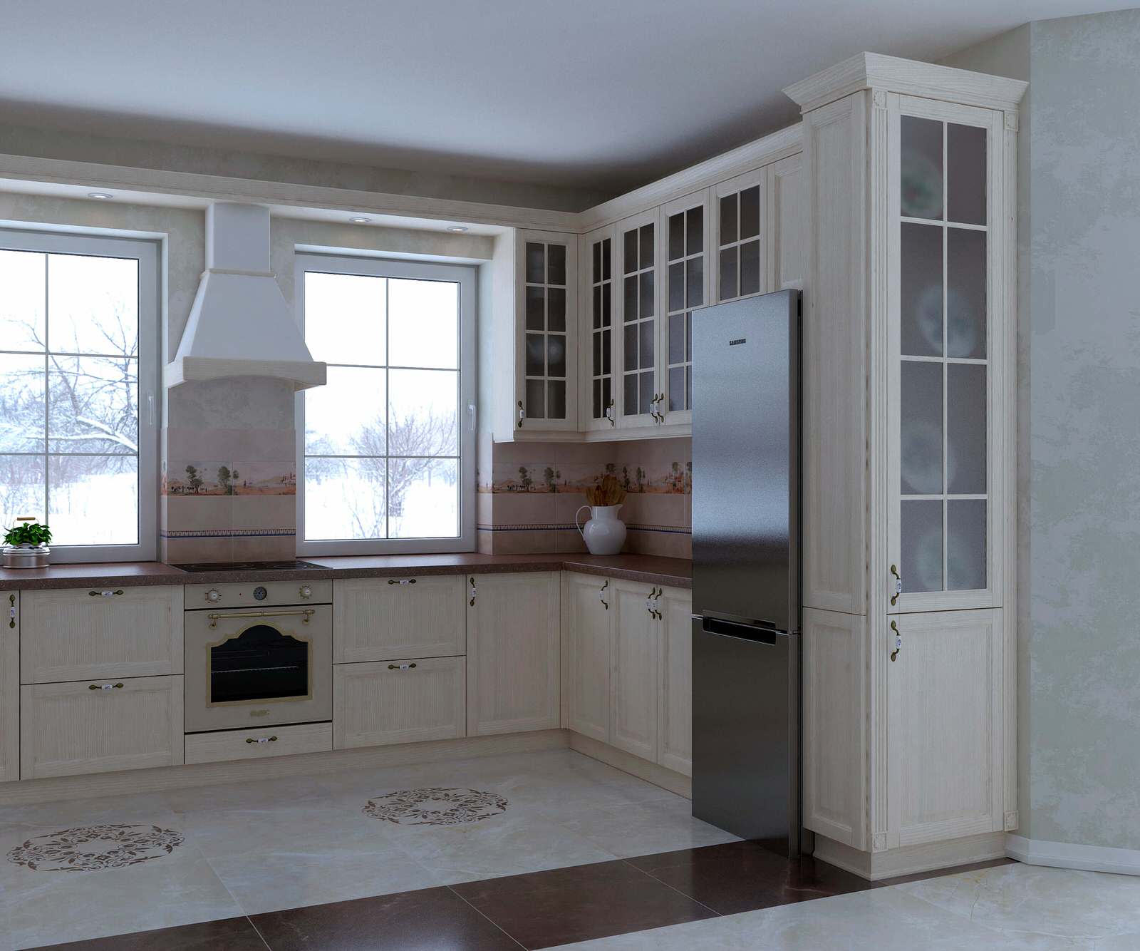 Обложка проекта: Кухня в загородном доме