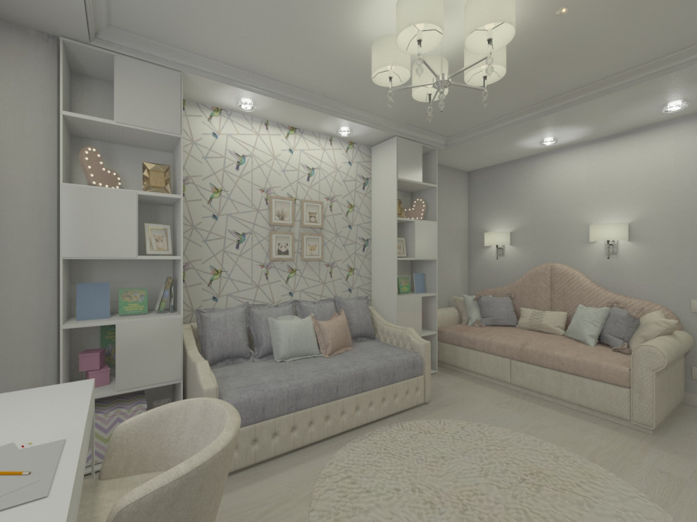 Современный интерьер в светлых тонах