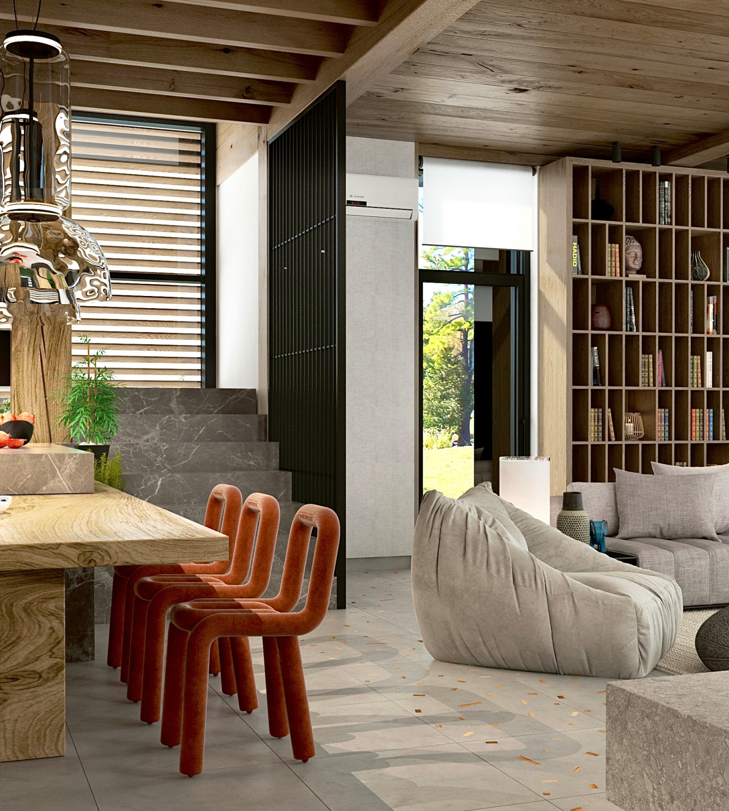 Дизайн проект интерьера загородного дома в Саратове