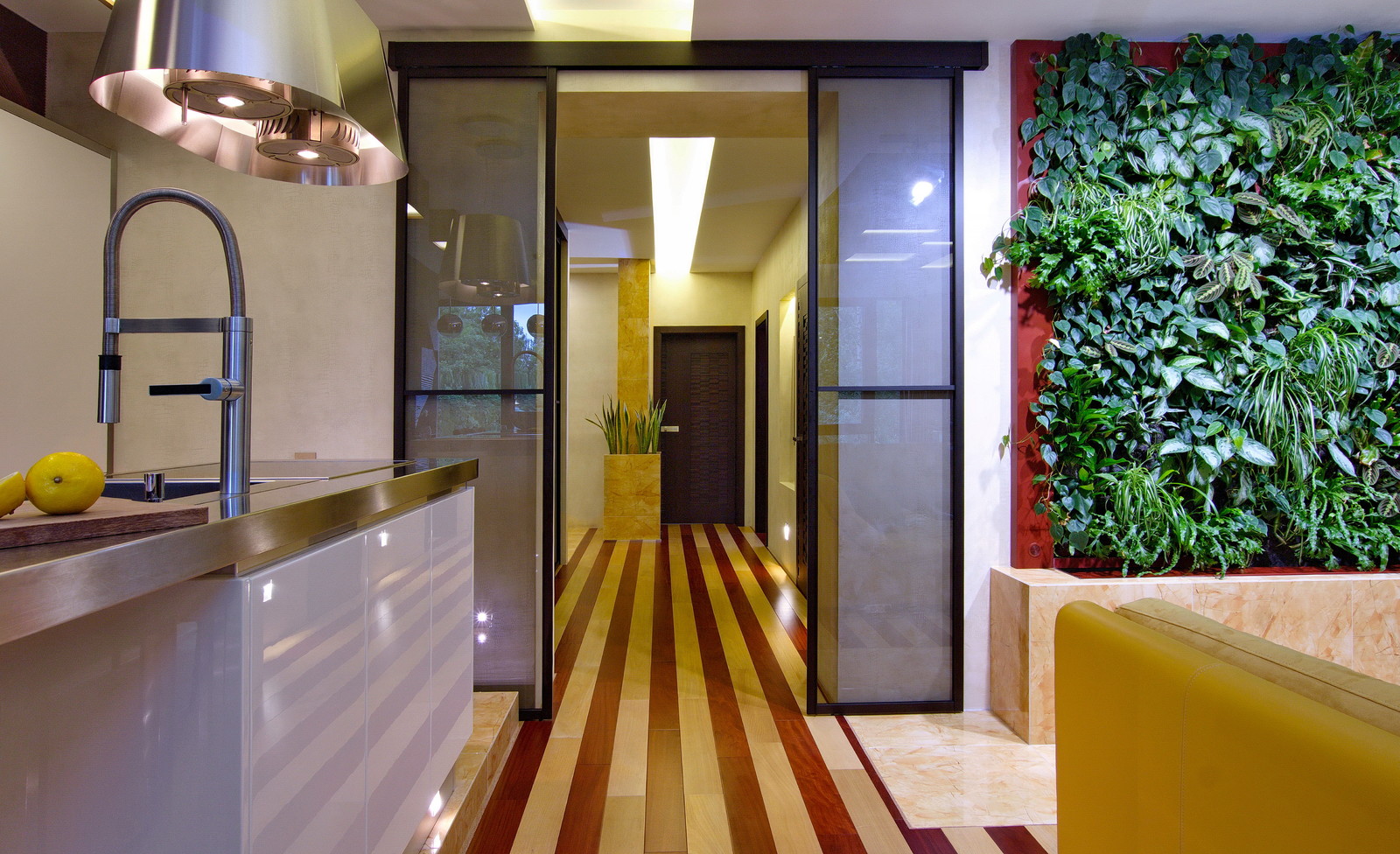 Фитостена в квартире, Коломяги