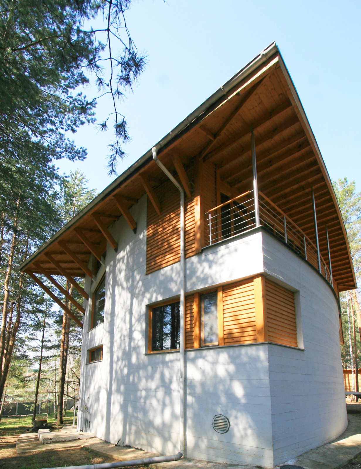 Частный дом по индивидуальному проекту на Рублёво-Успенском шоссе. Подмосковье