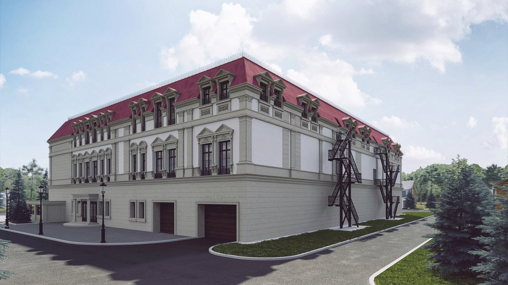 Обложка проекта: Многофункциональный центр «Французский дом».