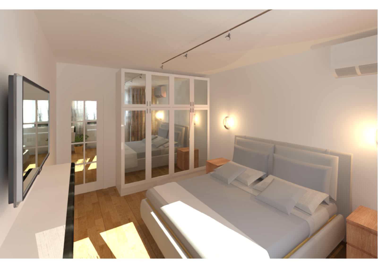 Квартира для холостяка. Москва.