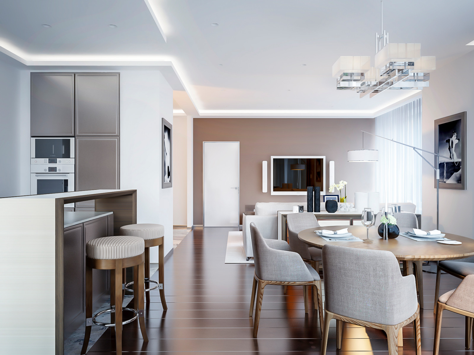 Квартира 145 м² в ЖК «Парадный Квартал»