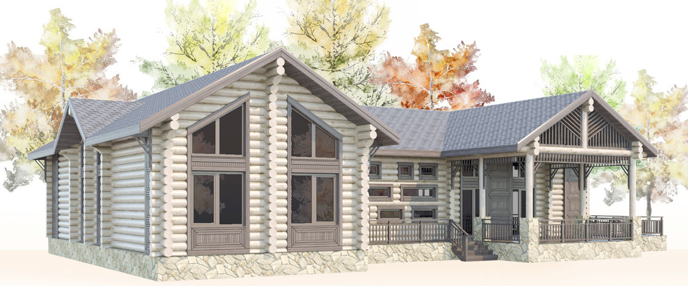 Обложка проекта: Коттедж на озере Балтым