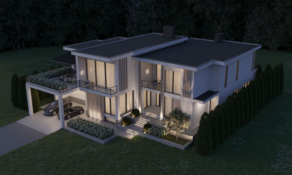 Загородный дом в современном стиле