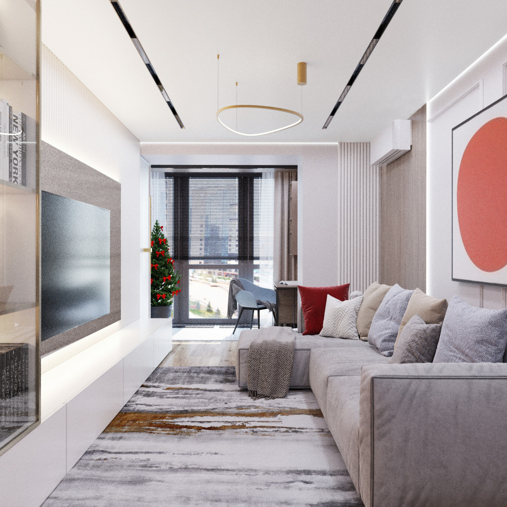 Обложка проекта: Дизайн Квартиры в ЖК Scandis Ozero для молодой девушки